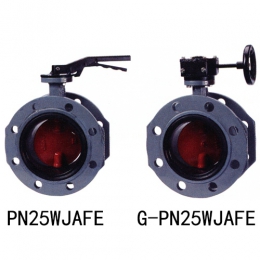 日本KITZ北泽 PN25WJAFE（手柄式）G-PN25WJAFE（蜗轮式） 对夹中线蝶阀