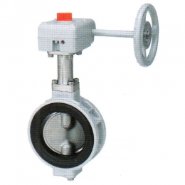日本KITZ北泽 G-PN16XJME（蜗轮式）铝合金对夹中线蝶阀
