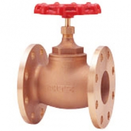 日本KITZ北泽 B青铜法兰截止阀  （注意：出厂法兰未钻孔）