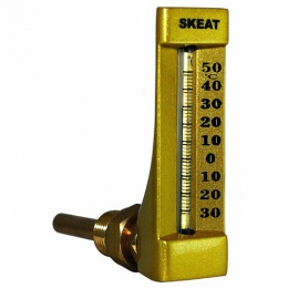 英国SKEAT斯基特 S021 黄铜L型金属温度计
